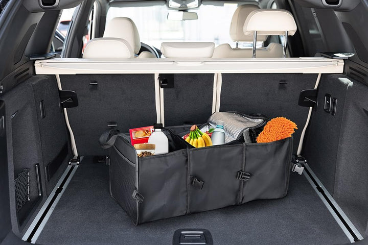 NEO TOOLS Auto Organizer mit Thermofach Modell 11-472 – Faltbarer Kofferraum Organizer für Einkäufe