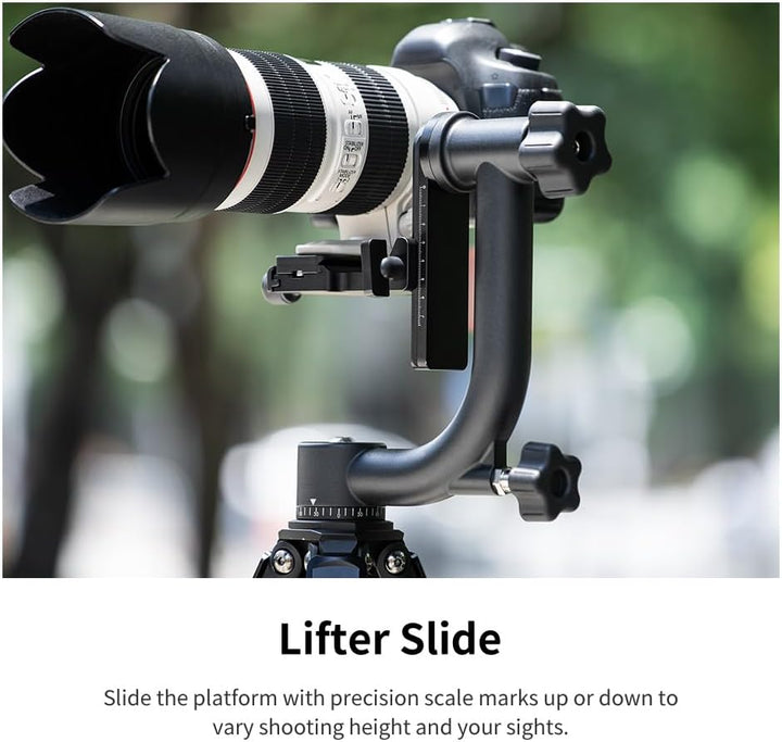 K&amp;F Concept Aluminium Gimbalkopf, Professional Heavy Duty Metall 360° Panorama Stativkopf mit 20 KG