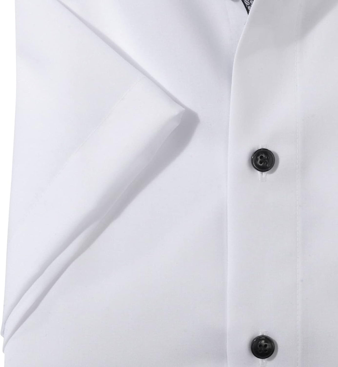 OLYMP Herren Oberhemd Langarm Level Five 24/Seven,Single Jersey,462 Level-5-Jerseyshirt-03,18 New Yo