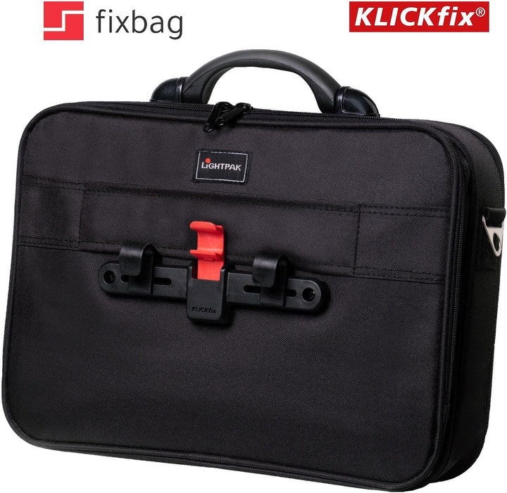 fixbag FB2046010 - Fahrrad-Laptoptasche mit Klickfix Kompakt Taschenschiene fürs Fahrrad, Notebookta