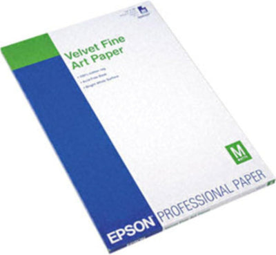 Epson C13S041637 Paper DIN A3 weiss Velvet Fotopapier, Velvet Fotopapier