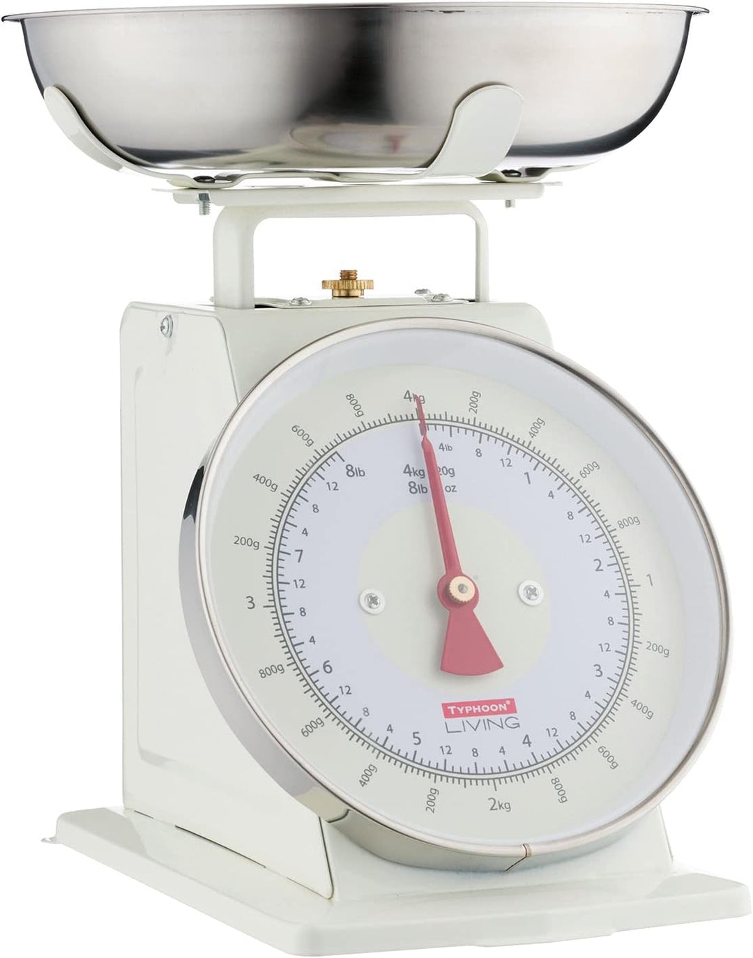 Typhoon Living Waage, Edelstahl, cremefarben, 25.5 x 15.5 x 25 cm, Cremefarben