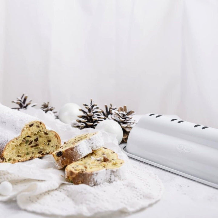 Dr. Oetker Christstollen Backform – Stollenbackform White Christmas Baking – Stollenform mit Antihaf