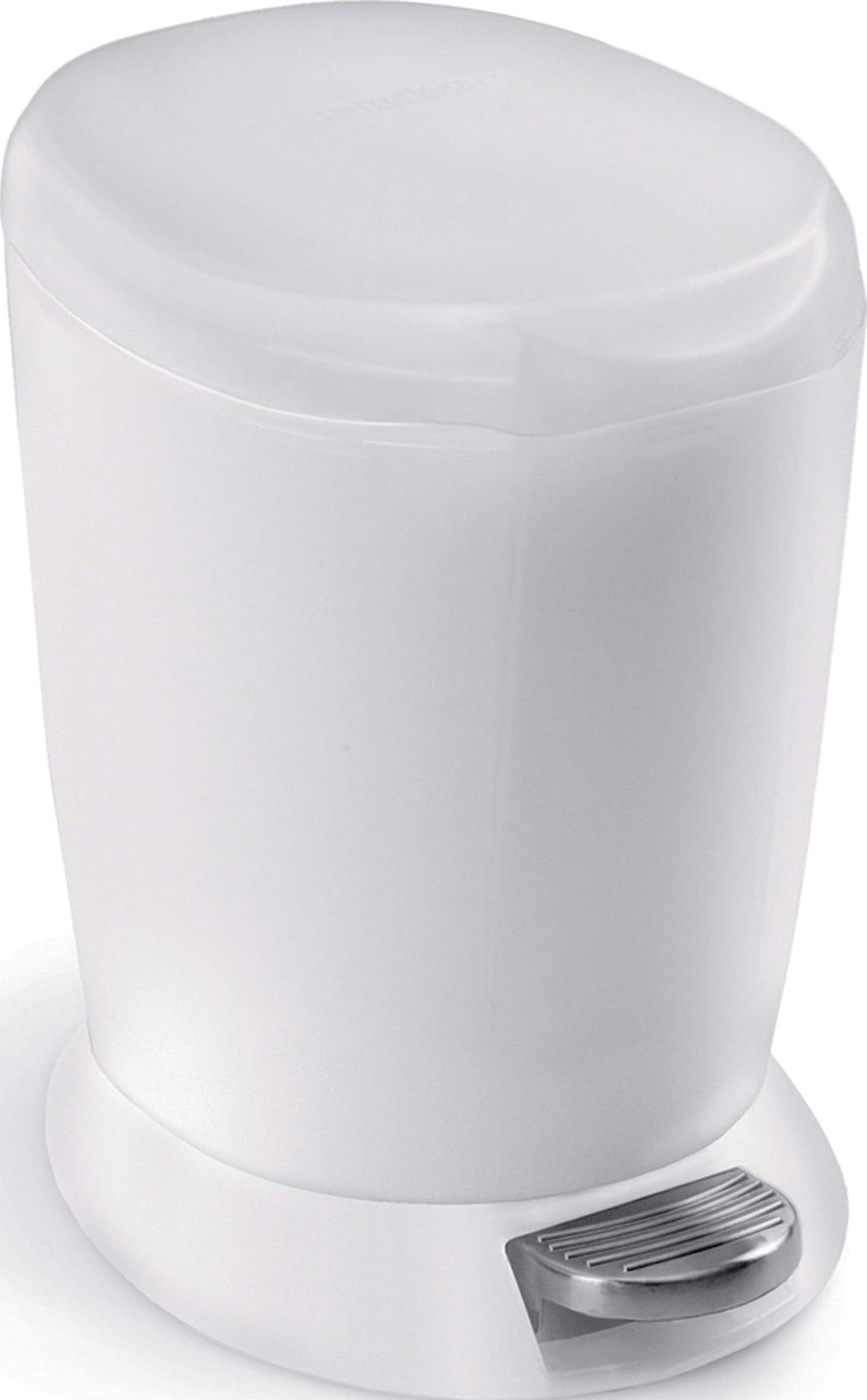 simplehuman CW1318 6 Liter, runder Treteimer, kleiner Mülleimer Bad Badezimmer Büro Schlafzimmer, we