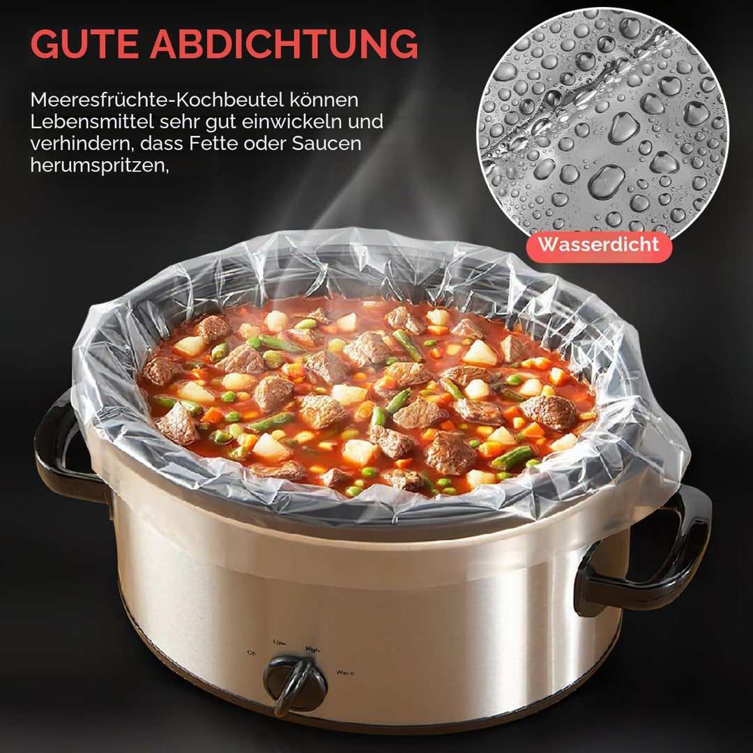 Yardwe Ofenbeutel Pet 50 Stück Hochtemperaturbeständig 25X38 Cm Bratbeutel Für Hähnchen Fisch Gemüse
