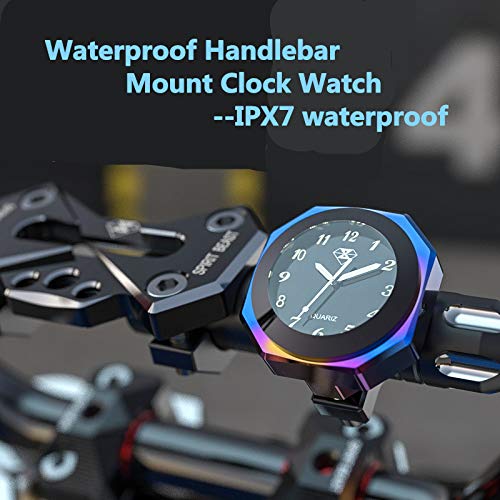 Motorrad wasserdichte Uhr schwarz blau rot silber für Fahrrad/Motorrad/SUV verschiedene Modelle, pas