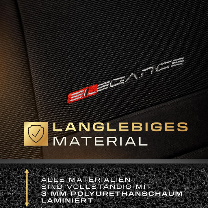 MOTOS Personalisierte sitzbezüge auto für Opel Corsa D 2006-2014 Perfekt angepasste Autositzbezüge m