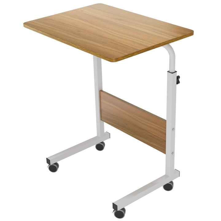 sogesfurniture höhenverstellbar Laptoptisch Laptopständer Computertisch mit Rollen, mobiler Beistell