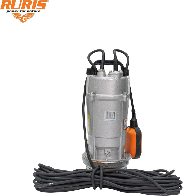 RURIS POWER FOR NATURE Tauchpumpe Aqua 11S, 550 W, Durchflussmenge 3,6 m³/h, Förderhöhe 25 m, Schwim