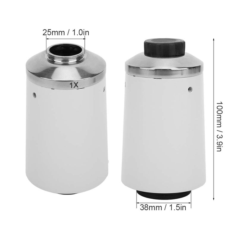 EVTSCAN KP-T1X 1X 38mm C-Mount Mikroskop Kamera Adapter Mikroskop Trinokular Schnittstelle Fit für E