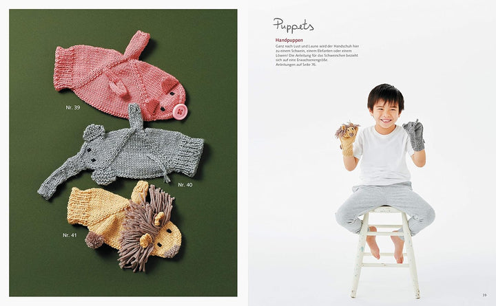 Japanische Handschuhe stricken. Fingerlose Handschuhe und Fäustlinge mit Klappe an einem Stück gestr