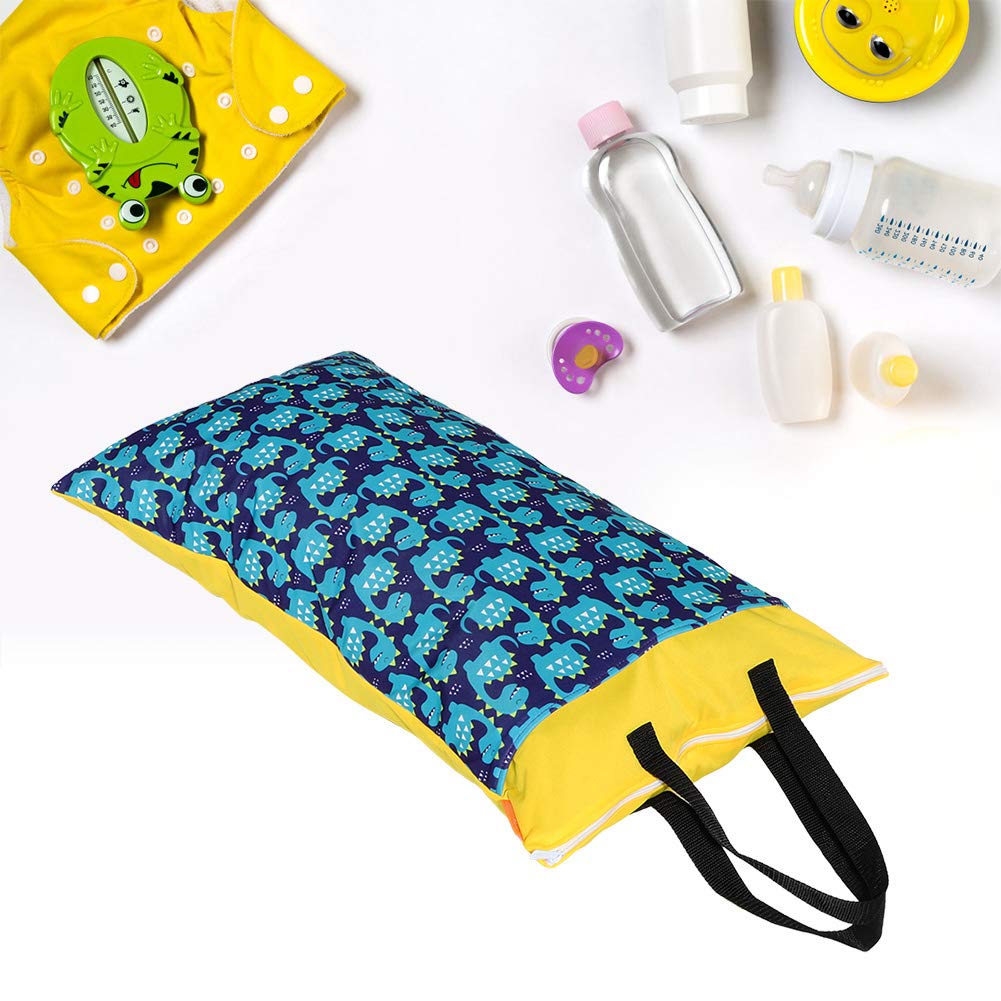 40x70 wasserdicht waschbar Wet Dry Bag grosse Kapazität Windel Windel Aufbewahrungstasche mit Griff