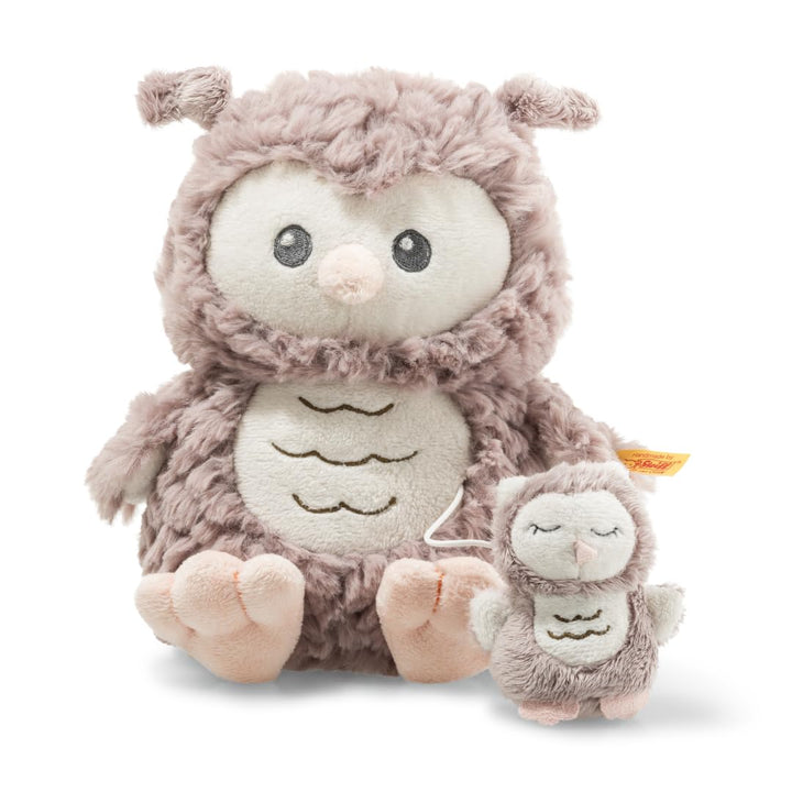Steiff Spieluhr Eule Ollie, Süsses Stofftier, Jungen, Mädchen & Babys ab 0 Monaten, Soft Cuddly Frie