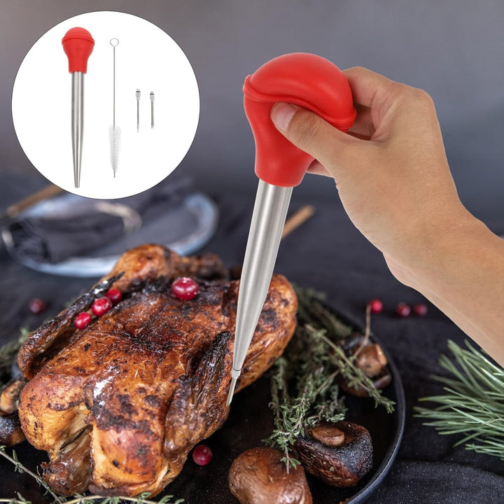 BESTonZON 1 Satz Truthahn-gewürz-pin Basting Birne Spritze Türkei Gewürz Pumpe Kleiner Putenbaster A