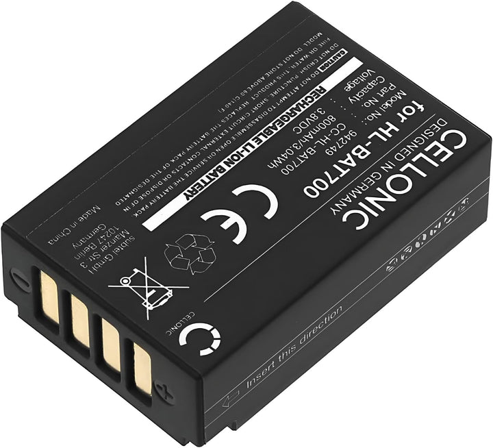 CELLONIC, Akku für Headset kompatibel mit Hollyland Solidcom C1, Solidcom C1 Pro (800mAh, 3.8V) Ersa