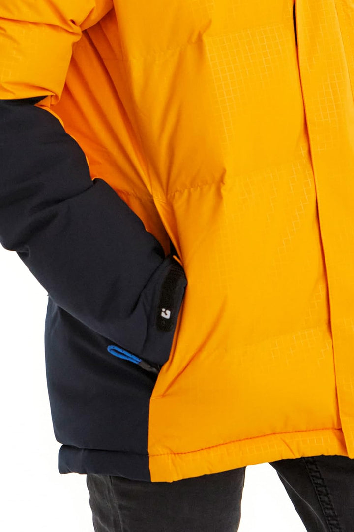 Killtec Jungen Kow 31 Bys Qltd Jckt Steppjacke mit Kapuze, Gelb