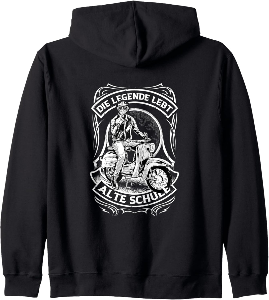 Die Legende Simson-Schwalbe Moped Simson-Jacke Kapuzenjacke