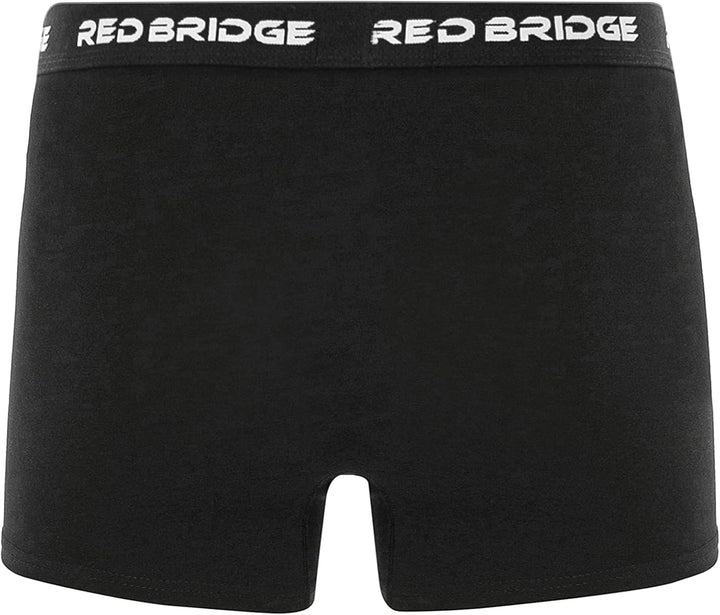 Redbridge Herren Boxershorts Set – 6er Pack enganliegende Unterhosen aus Baumwolle – Elastischer Bun