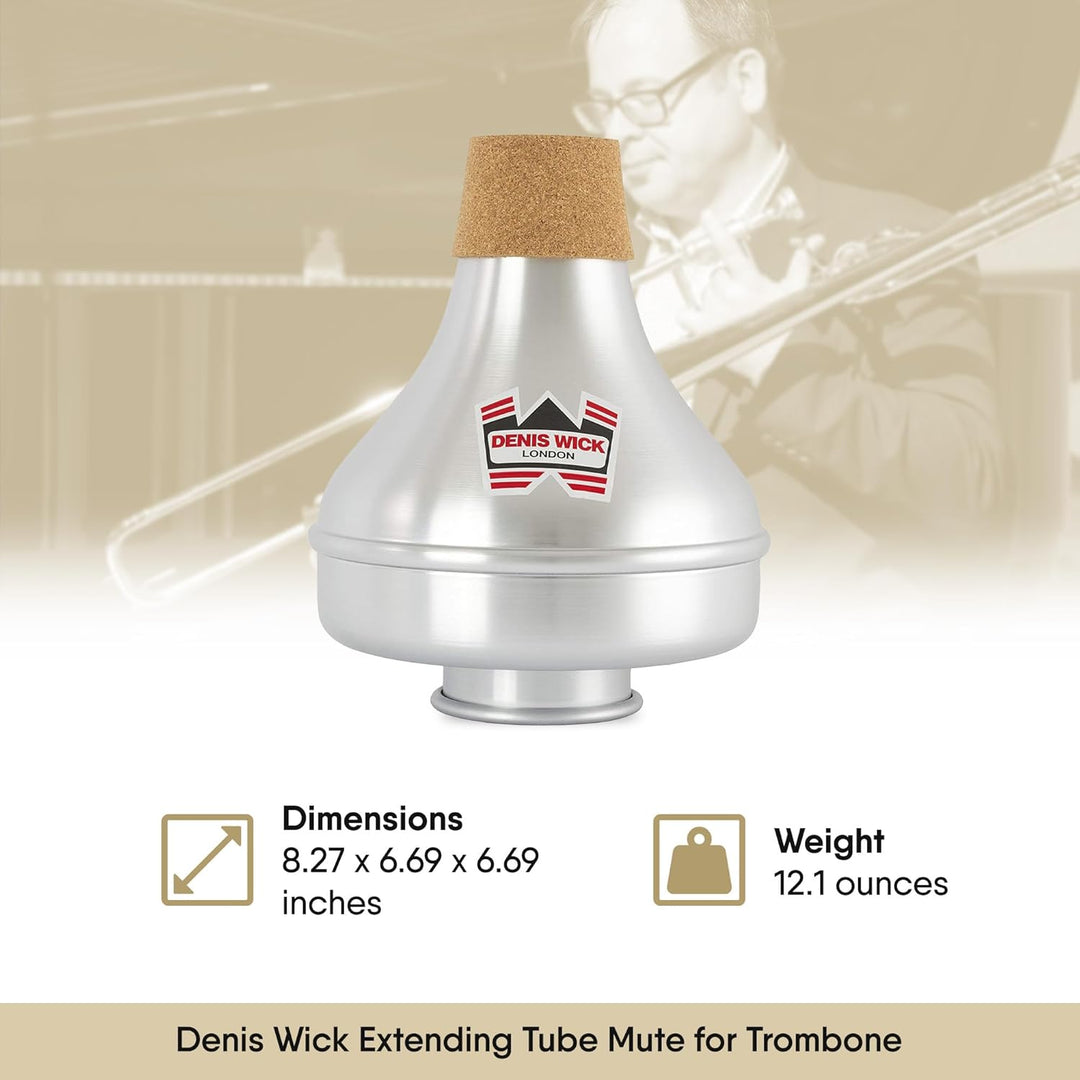 Denis Wick DW5507 Tenor-Posaune, Ausziehbare Röhre, Dämpfer, silber verlängern, verlängern