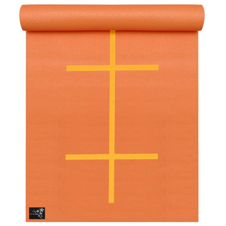 Yogistar Yogamatte Yogimat® Plus - Alignment orange, orange