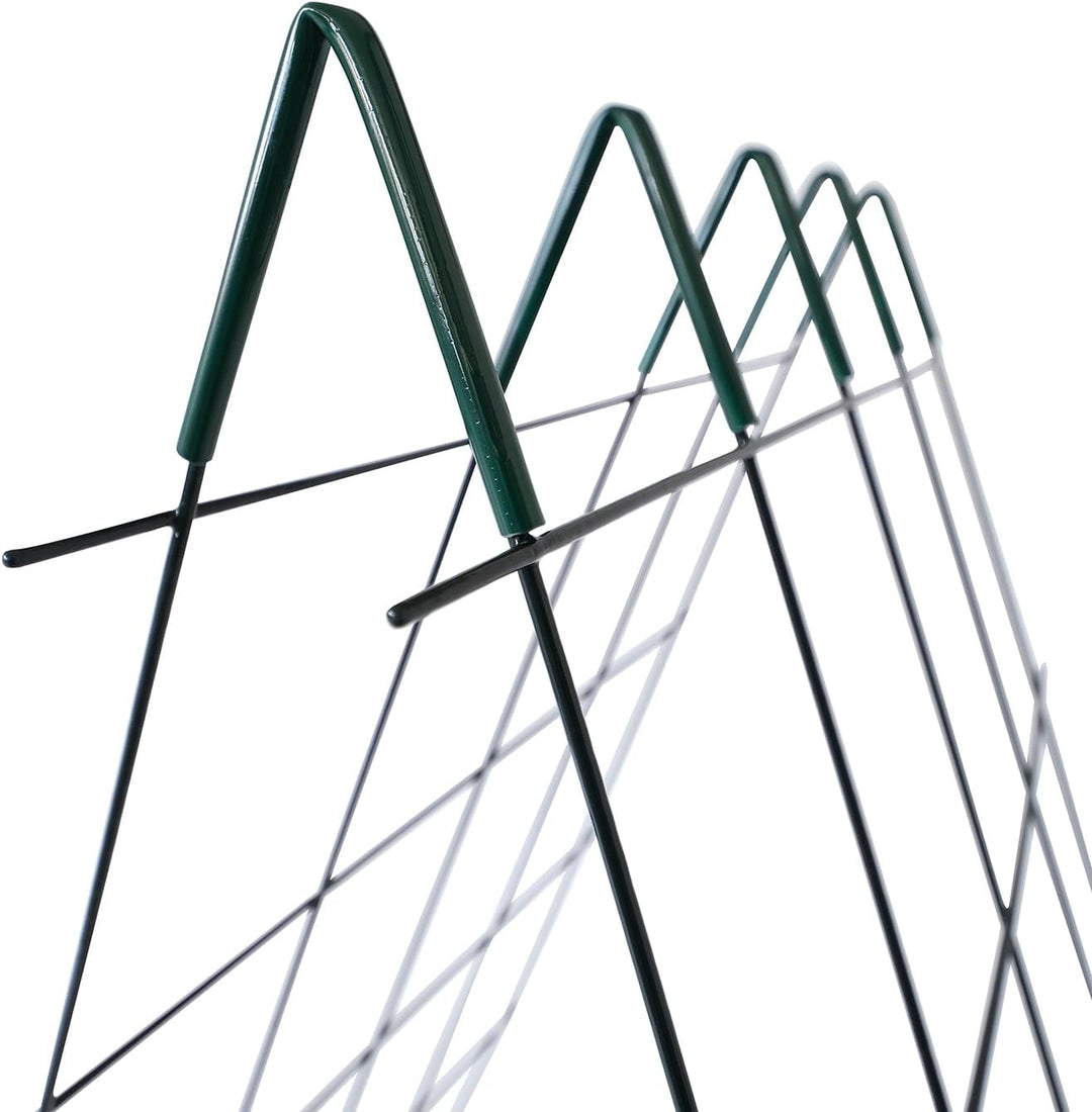bellissa – Rankgitter-Verbinder Andybell 45° 6er-Set 11x1x11cm – Plastikfreie Verbindungsstücke für