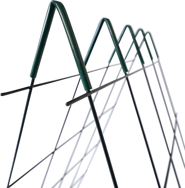 bellissa – Rankgitter-Verbinder Andybell 45° 6er-Set 11x1x11cm – Plastikfreie Verbindungsstücke für