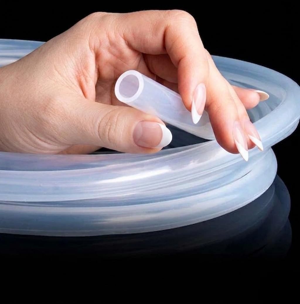 SiKoS Silikonschlauch in Lebensmittelqualität - flexibel - 12x18mm - Meterware 39. Innen-Aussen: 12m