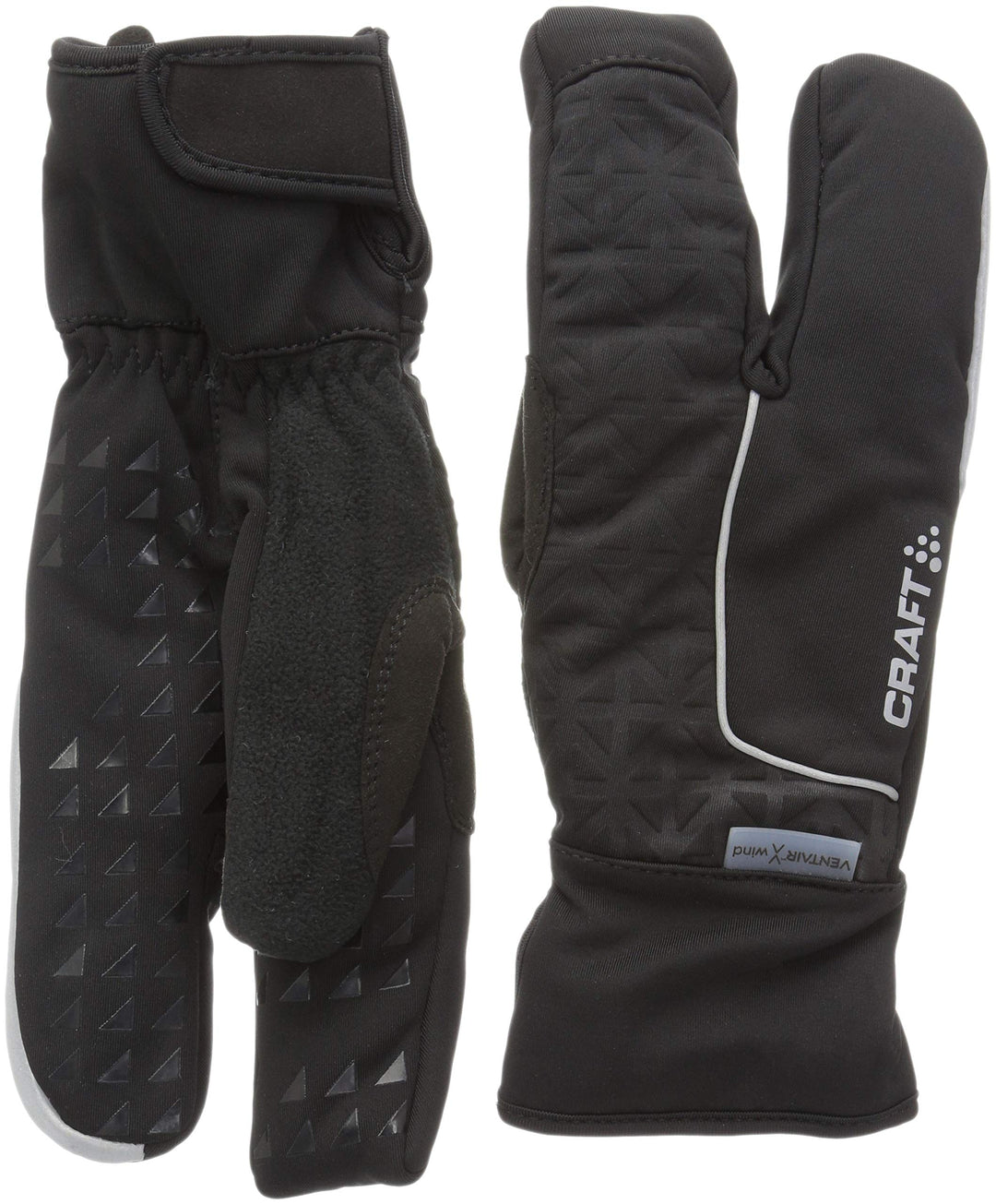 Craft Gants Sibériens 3 Doigts Langlaufhandschuhe FR : 2XL (Taille Fabricant : 12 XXL) Schwarz, FR :