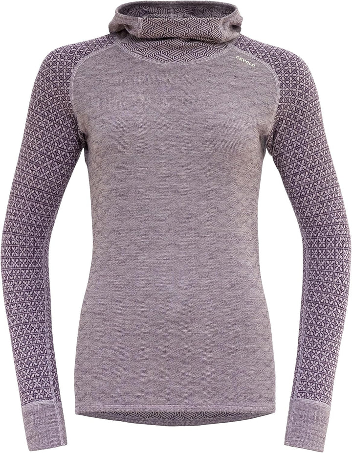 Devold Damen Hoodie XS Orchid 167a, XS Orchid 167a