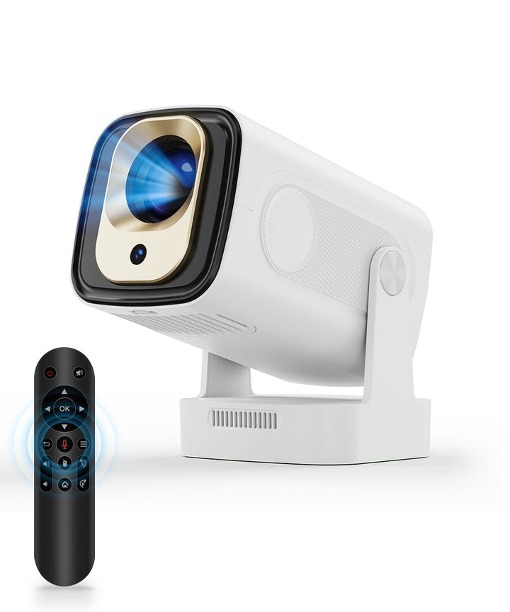 Magcubic Beamer, HY310 Mini Beamer 4K Unterstützung 1080P Autofokus Projektor, Auto Trapezkorrektur