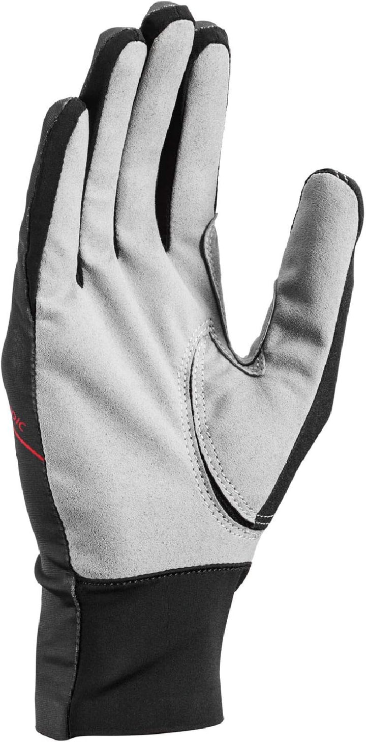 LEKI Nordic Skin Handschuhe 9 schwarz-rot-graphit, 9 schwarz-rot-graphit