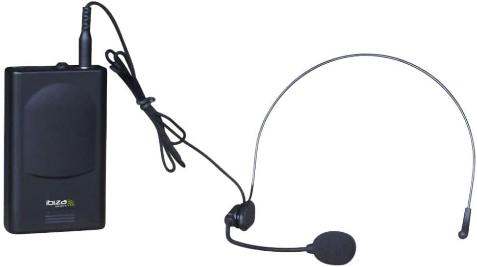 Ibiza - VHF4 - Drahtloses Mikrofonsystem mit 3 VHF-Handmikrofonen, 1 VHF-Kopfbügelmikrofon und 1 Emp