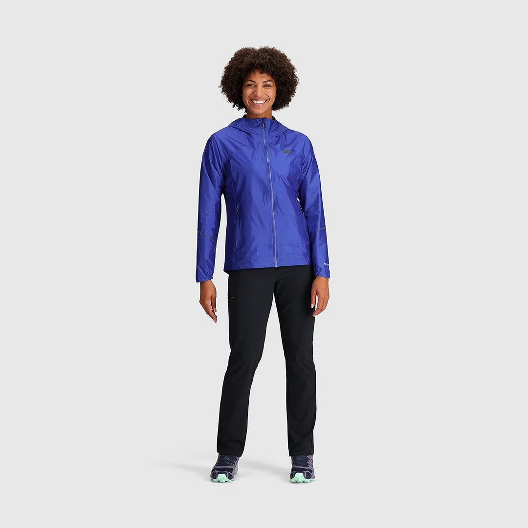 Outdoor Research Helium Regenjacke Damen rot Grösse XS Ultramarinblau/Ausflug, einfarbig (Getaway So