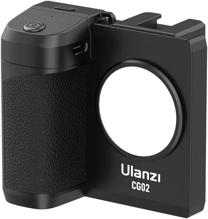 Smartphone Handle Grip, ULANZI CG02 Smartphone Capgrip mit Aufhelllicht, 3 Stufen Einstellbar, Smart