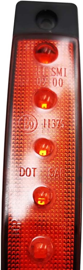 KYYET LED-Seitenmarkierungsleuchten 6 LED-Umrissleuchten für LKW, Anhänger, Wohnmobil, Wohnmobil, Pi