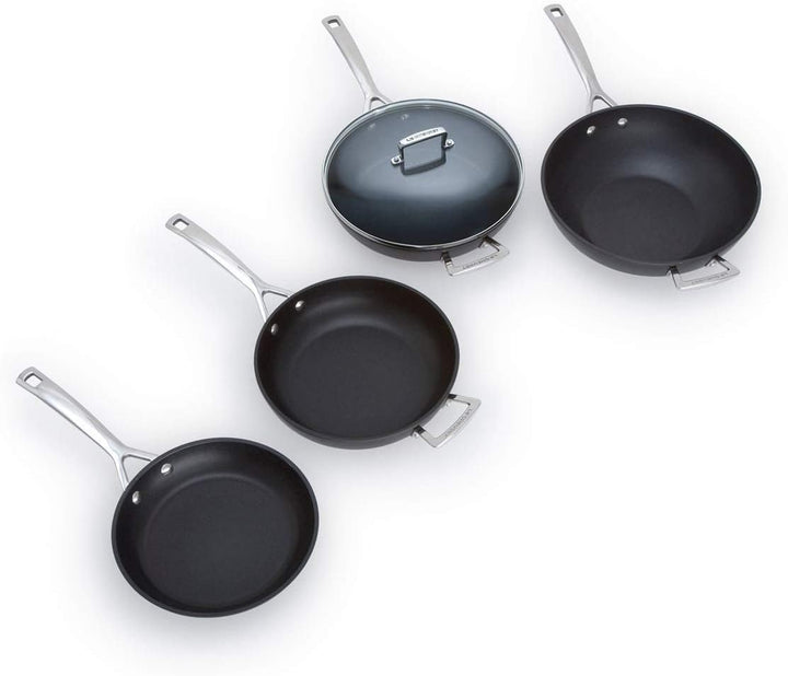 LE CREUSET Aluminium-Antihaft flache Pfanne, Ø 22 cm, Für alle Herdarten inkl. Induktion geeignet, A