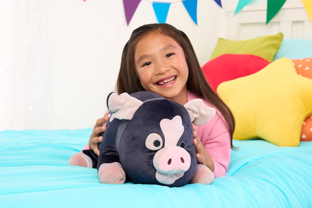 Mattel Disney Pixar Toy Story 5 Hausschwein von Blaze, Plüschtier mit über die Schnauze aktivierbare
