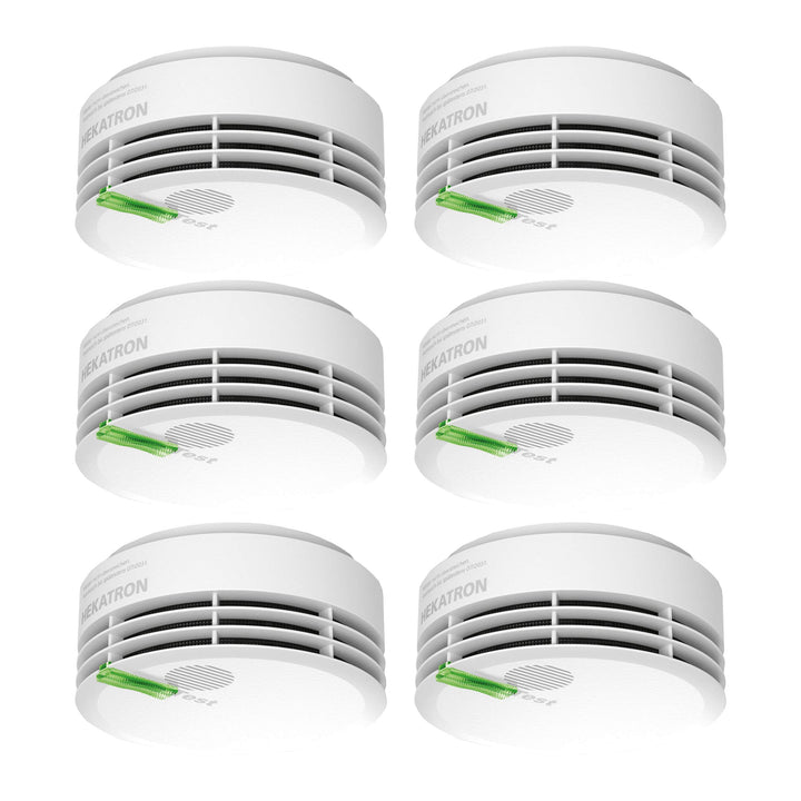 Hekatron 31-5000020-15-01 Rauchmelder Genius PLUS mit integrierter Batterie (10 Jahre Lebensdauer) –