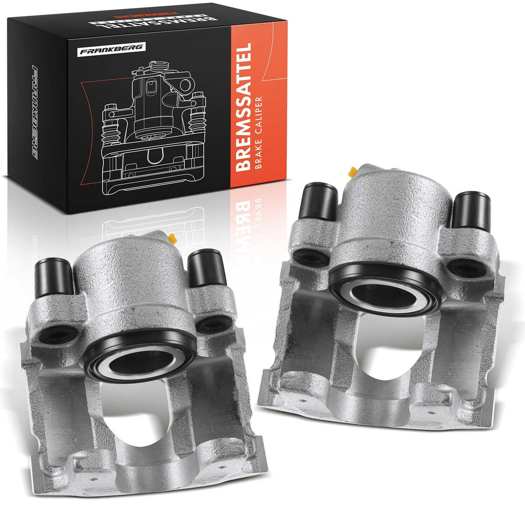 Frankberg 2x Bremssattel Bremszange Vorderachse Kompatibel mit Fiesta III GFJ 1989-1995 Fiesta IV JA