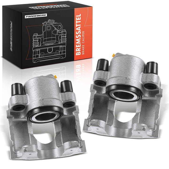 Frankberg 2x Bremssattel Bremszange Vorderachse Kompatibel mit Fiesta III GFJ 1989-1995 Fiesta IV JA
