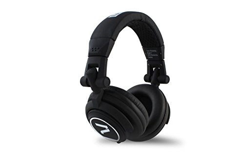 7even Headphone black / Dj, Hifi, Sport Kopfhörer schwarz , dreh-klappbar, tauschbares Kabel, 110db,