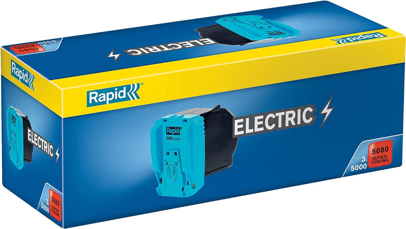 Rapid 20993701 Heftklammer-Kassette 5080, für elektrisches Heftgerät 5080e, 3x5000 Stück 15000 Piece
