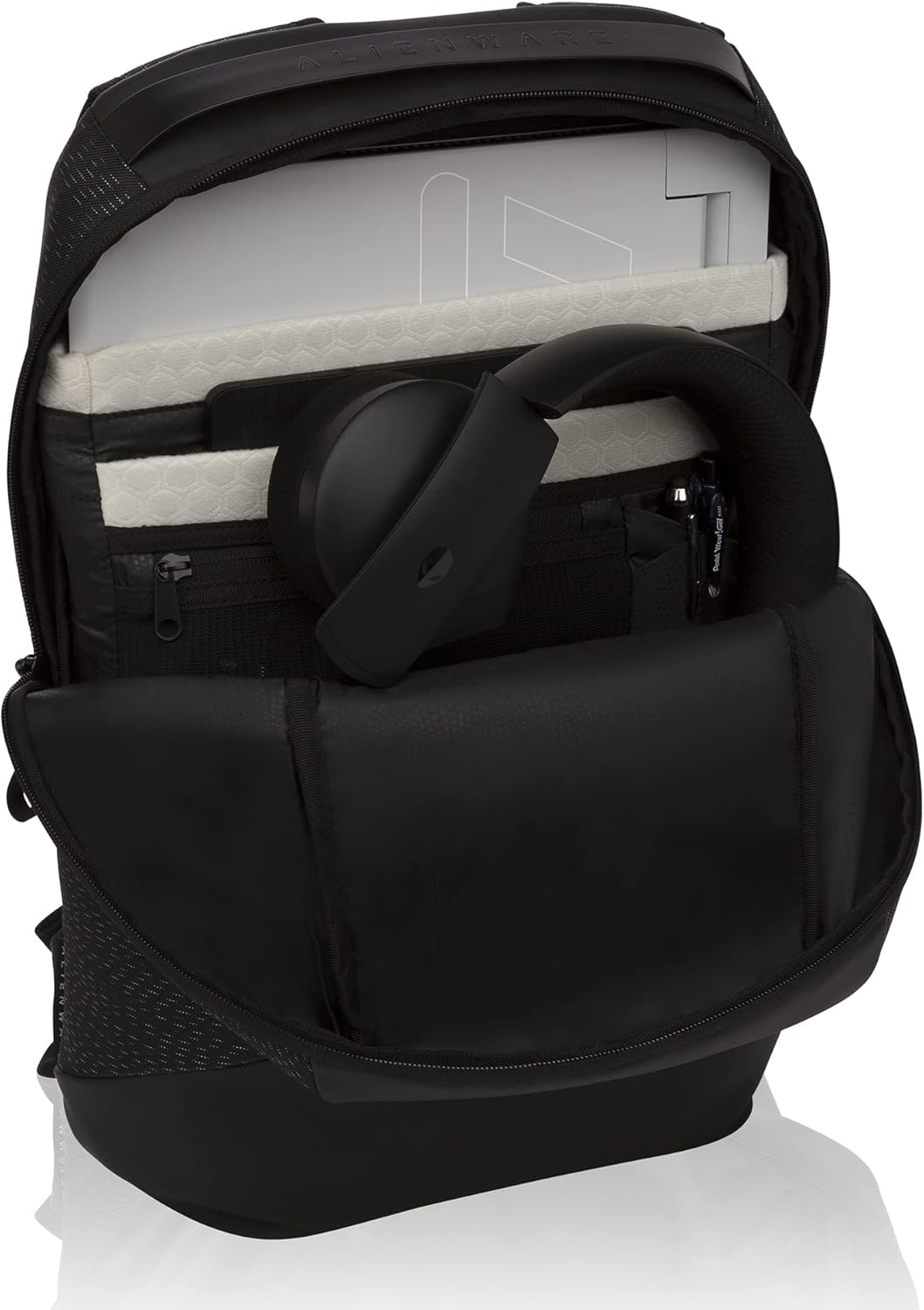 Alienware Horizon Slim Rucksack, 43,2 cm, Galaxy Weave Black 17 inch Schmaler Rucksack, 17 inch Schm