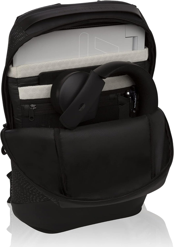 Alienware Horizon Slim Rucksack, 43,2 cm, Galaxy Weave Black 17 inch Schmaler Rucksack, 17 inch Schm