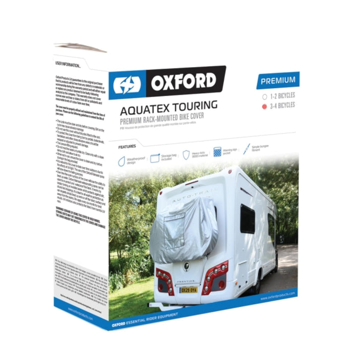 Oxford Products Aquatex Premium Wasserdichte Abdeckung für 3 bis 4 Fahrräder