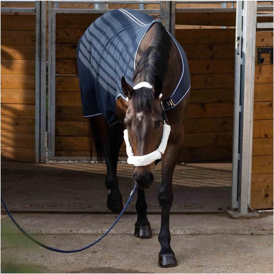 Marengos Fleece-Führanlagendecke Nachtblau nachtblau 135cm, nachtblau 135cm