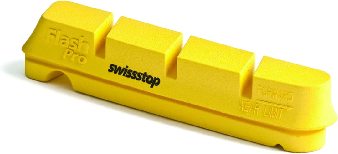 SwissStop Flash Pro Rennradbeläge, für Carbon, gelb (Yellow King)