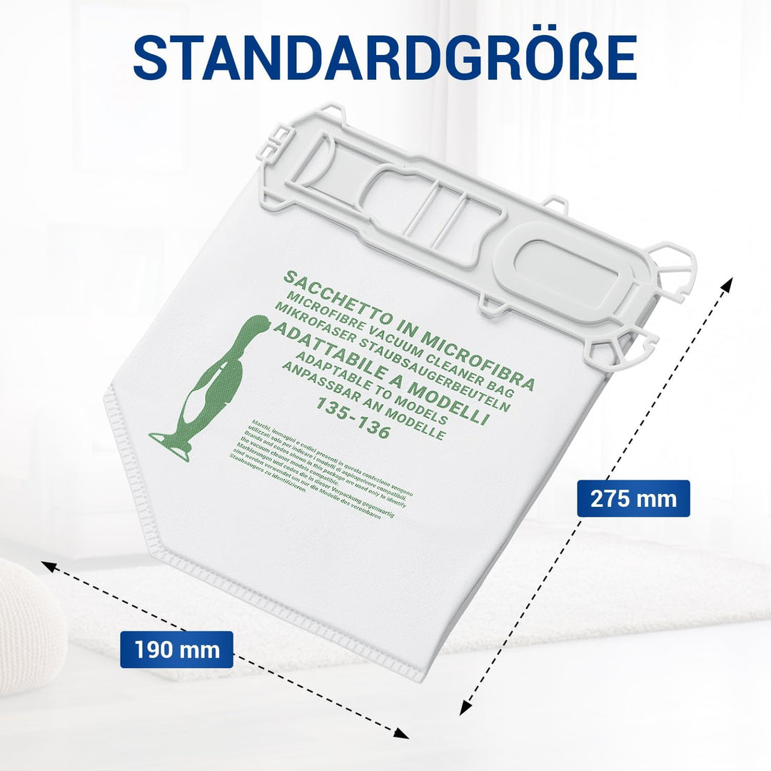 VIOKS Staubsauger Beutel SET 18x Ersatz für Vorwerk Kobold 135 Staubsaugerbeutel - Vorwerk Staubsaug