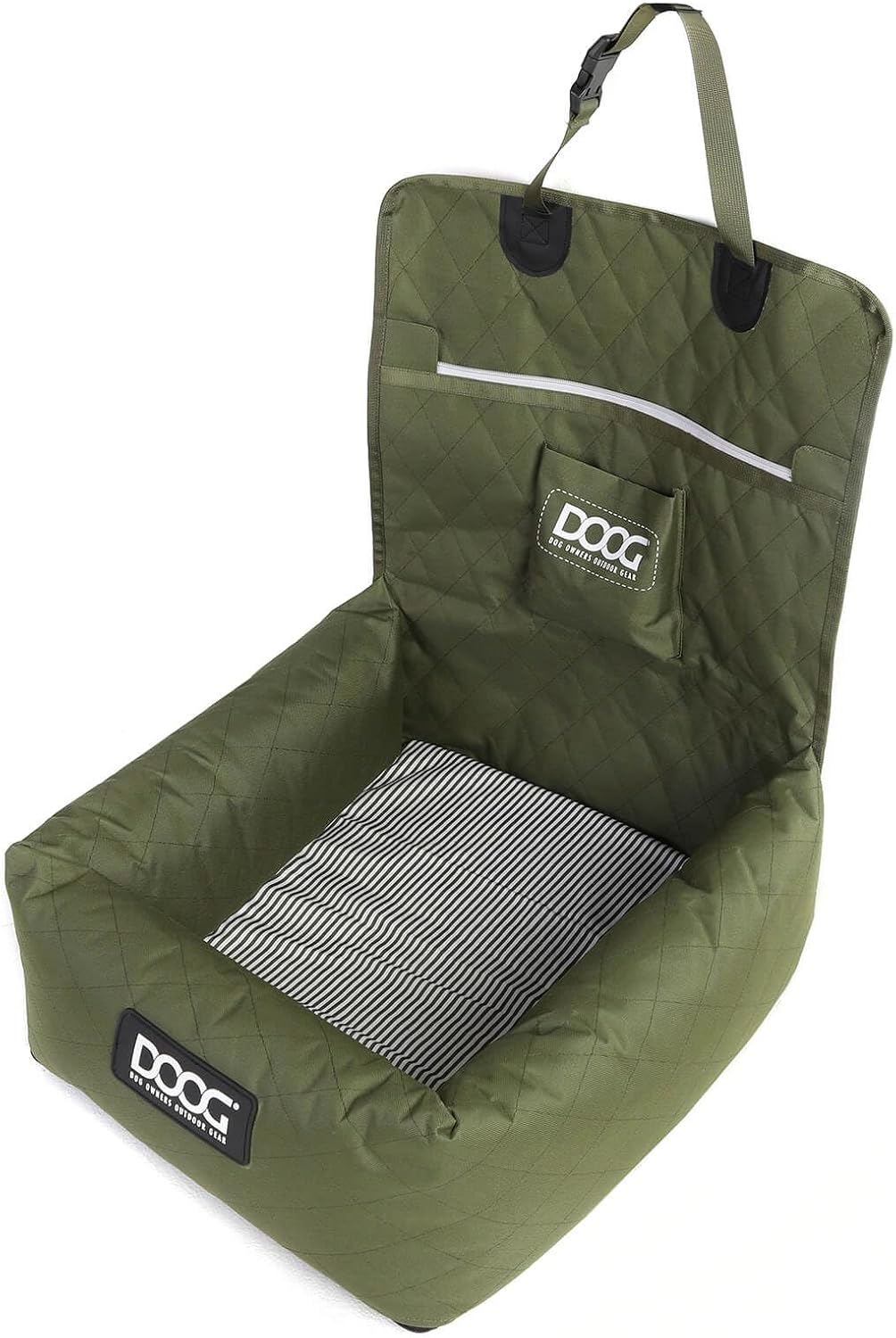 DOOG Deluxe Autositz & Reisebett für Haustiere – Sicher, bequem, schmutz- und tierhaarabweisendes 60