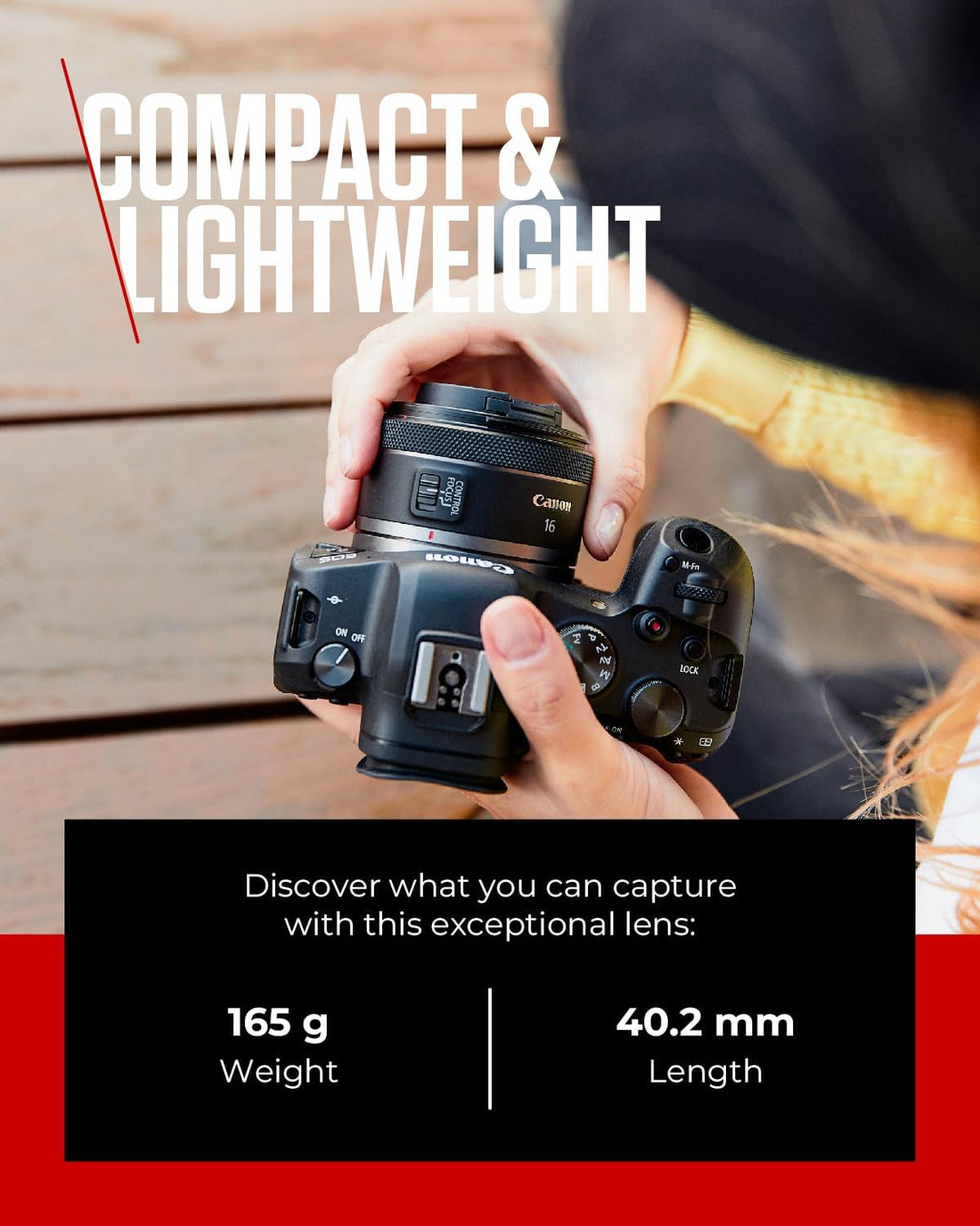 Canon Objektiv RF 16mm F2.8 STM Ultra Weitwinkel-Objektiv für Kameras der Canon EOS R Serie (Festbre